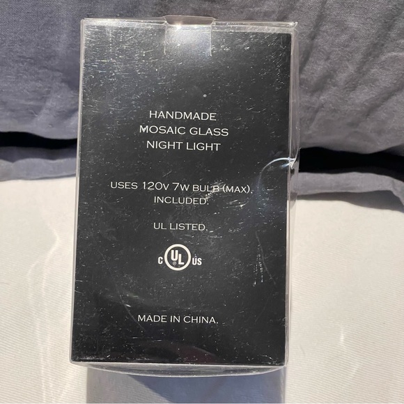 Mosaic Glass Nightlight Handmade - Picture 4 of 8